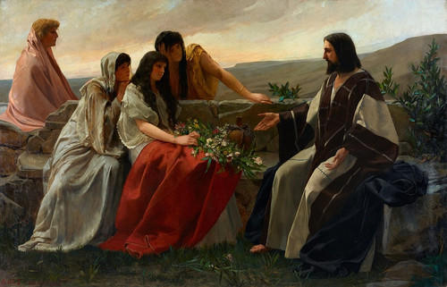 Digital Print - Christ and women by Alexander Demetrius Goltz