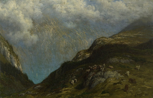 Digital Print - Paysage de montagne by Gustave Dor