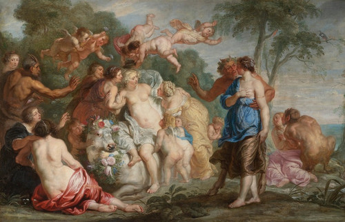 Digital Print - Rape Of Europa by Follower of Peter Paul Rubens