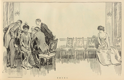 Digital Print - $$$$$ by Charles Dana Gibson