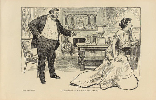 Digital Print - Everything in the world that money can buy by Charles Dana Gibson