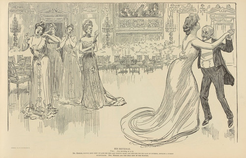 Digital Print - His revenge by Charles Dana Gibson