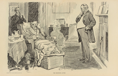 Digital Print - The morning after by Charles Dana Gibson
