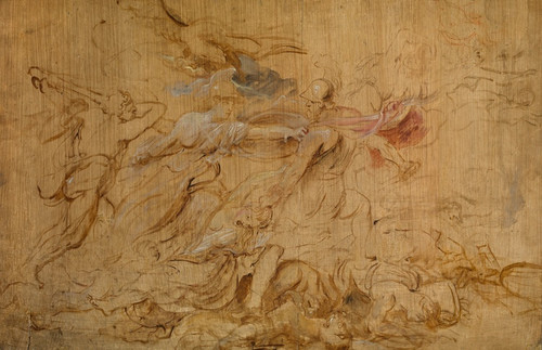 Digital Print - Minerva and Hercules Restraining Mars by Peter Paul Rubens