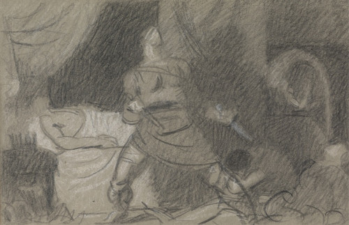 Digital Print - The Murder of Duncan - Macbeth with the Daggers by Benjamin Robert Haydon