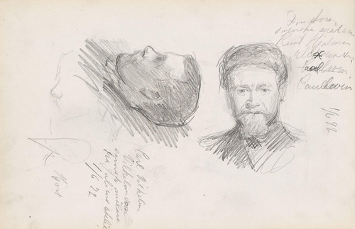 Digital Print - Carl Wilhelm Wilhelmson; Knut Hjalmar Alexander Caullvine by Signe Scheel