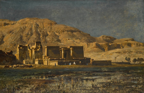 Digital Print - The Plain of Thebes by Ernst Koerner