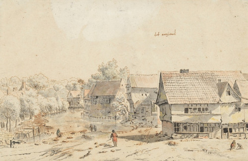 Digital Print - View of the hortillonages in Amiens by Josua de Grave