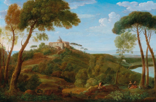 Digital Print - Castel Gandolfo by Henrik Frans van Lint