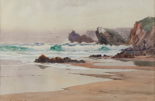 Digital Print - Breakers by William Trost Richards