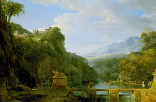 Digital Print - Landscape Of Ancient Greece by Pierre-Henri de Valenciennes