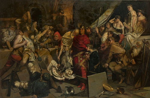 Digital Print - Bloody feast of Count Gero by Jan Czesaw Moniuszko