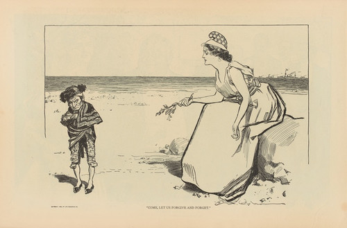 Digital Print - Come, let us forgive and forget by Charles Dana Gibson