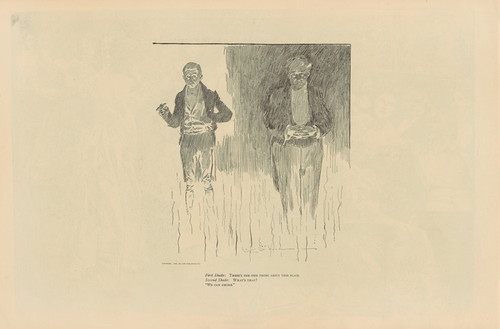 Digital Print - First Shade; There's one good thing about this place by Charles Dana Gibson