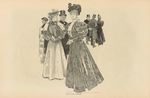 Digital Print - Hyde park corner by Charles Dana Gibson