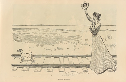 Digital Print - Monday morning by Charles Dana Gibson