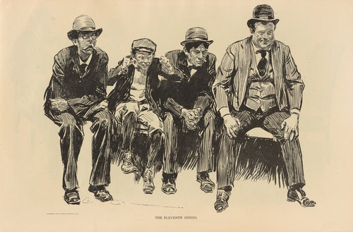 Digital Print - The eleventh inning by Charles Dana Gibson