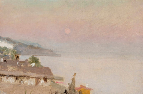 Digital Print - Moonlit evening in Yalta. From the journey to Crimea by Jan Cigliski