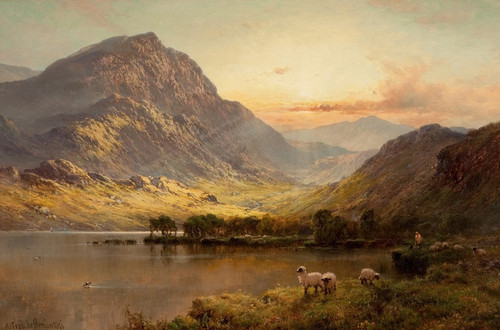 Digital Print - In North Wales by Alfred de Branski