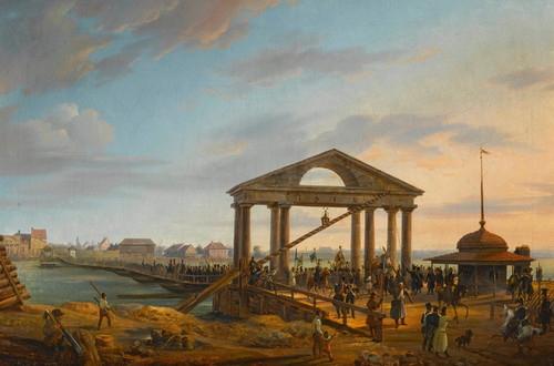 Digital Print - Entry to Warsaw with captives and standards won in the battles of Wawer and Db Wielki on 2 April 1831 by Marcin Zaleski