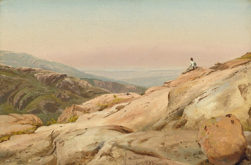 Digital Print - Mount Desert Island,Maine by Jervis McEntee