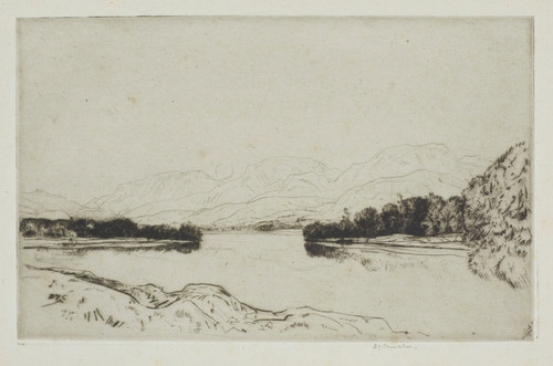 Digital Print - Lake of Monteith by David Young Cameron