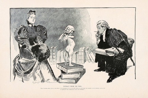 Digital Print - Extract from the will by Charles Dana Gibson