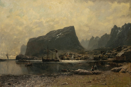 Digital Print - North Norwegian Coastal landscape by Adelsteen Normann