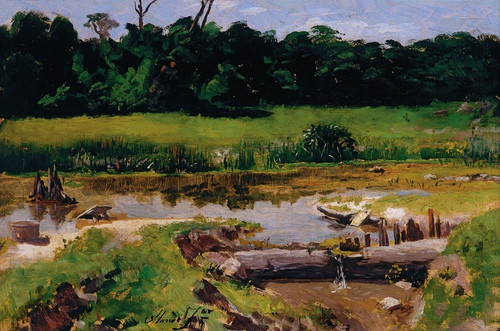 Digital Print - Fluvial Landscape by Almeida Jnior