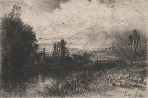Digital Print - On the Test by Francis Seymour Haden