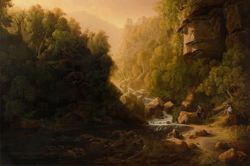 Digital Print - The Mountain Torrent by Francis Danby