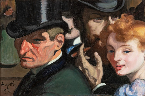 Digital Print - Dans la rue by Louis Anquetin
