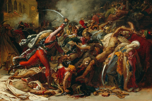 Digital Print - Sketch for The Revolt of Cairo by Anne Louis Girodet-Trioson