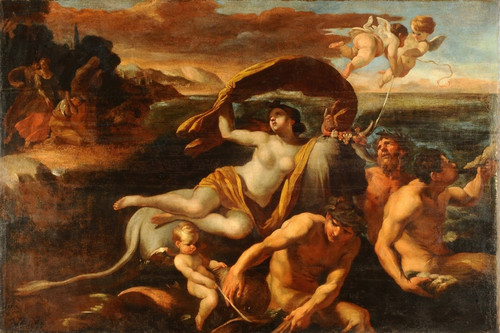 Digital Print - El rapto de Europa by Giovanni Lanfranco