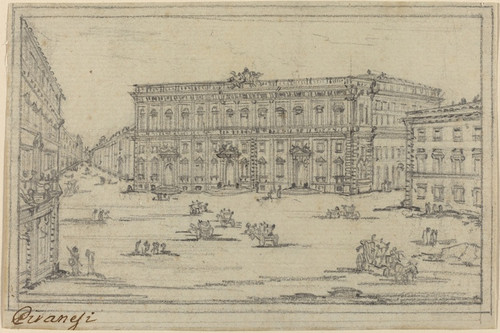 Digital Print - Palazzo della Consult by Francesco Piranesi