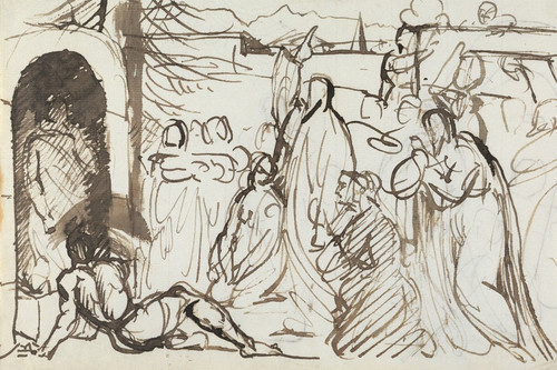Digital Print - Study of the Resurrection of Lazarus by Benjamin Robert Haydon