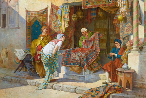 Digital Print - The Carpet Merchant by Francesco Ballesio