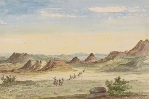 Digital Print - Approach to CadottesPass by John Mix Stanley