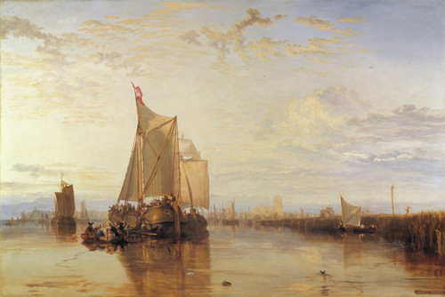 Digital Print - Dort or Dordrecht- The Dort Packet-Boat from Rotterdam Becalmed by Joseph Mallord William Turner