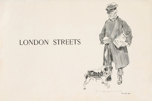 Digital Print - London Streets by Charles Dana Gibson