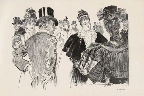 Digital Print - On Bond Street by Charles Dana Gibson