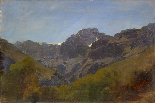 Digital Print - Mountain Landscape of Glarus with 'Rchigrat' and 'Bs Fulen' by Johann Rudolf Koller