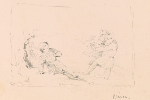 Digital Print - Scene from Scotts 'Lay of the LastMinstrel' by Robert Walter Weir