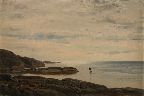 Digital Print - En holme by Amaldus Nielsen
