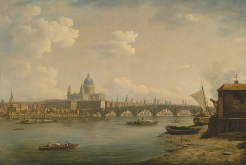 Digital Print - St. Paul's and Blackfriars Bridge by William Marlow