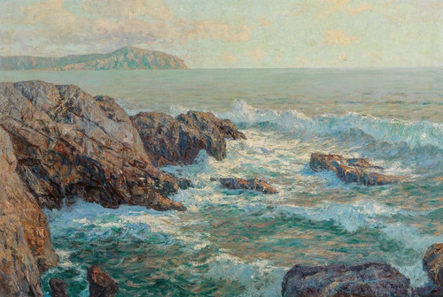 Digital Print - Campo Maria near the Adriatic Coast by Alfred Zoff