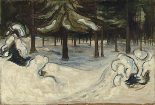 Digital Print - Winter by Edvard Munch