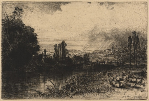 Digital Print - On the Test by Francis Seymour Haden