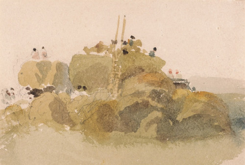 Digital Print - Building a Hayrick by Peter DeWint