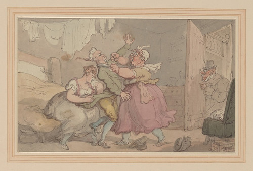 Digital Print - Deserved punishment by Thomas Rowlandson